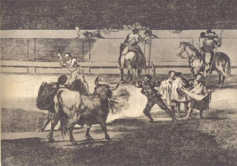 Lamina tauromaquia numero 26