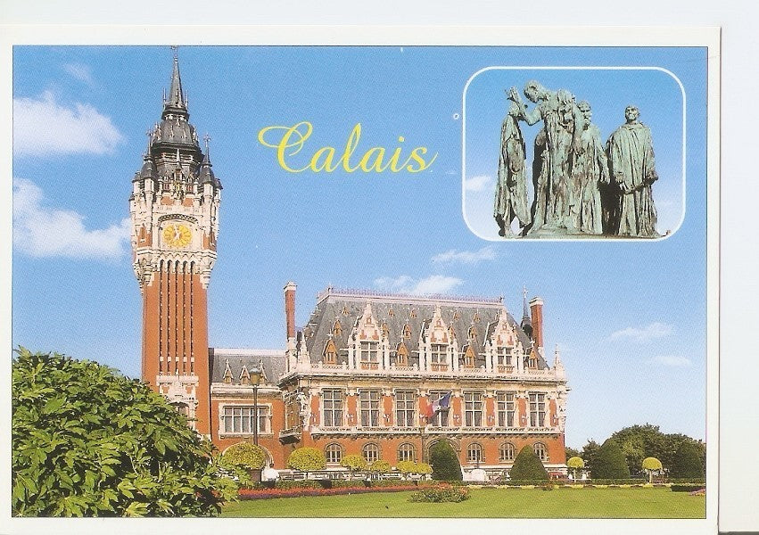 Postal 033017 : La Cote dOpale. Calais. LHotel de Ville