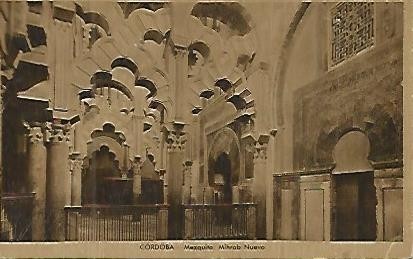 Postal 53876: CORDOBA. Mezquita. Mihrab nuevo