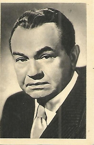 CROMO 068: Album 20 Century Fox. No 84: Edward G. Robinson en Investigacion criminal