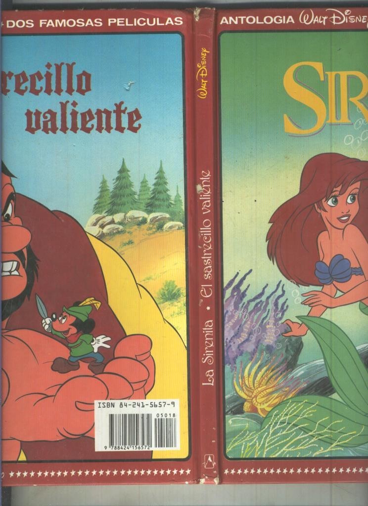 Antologia Walt Disney; La Sirenita y El Sastrecillo valiente