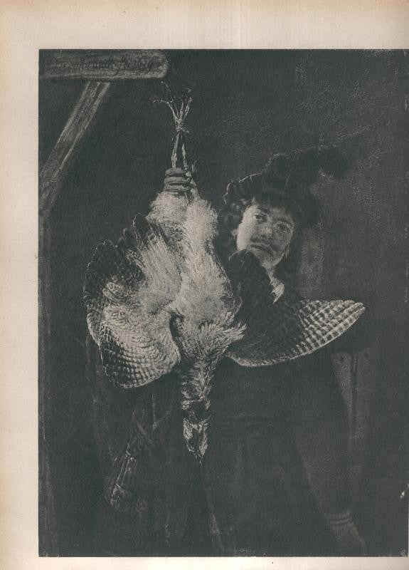 Rembrandt lamina 041: Cazador con caza