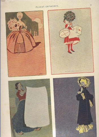 Lamina Decorativa numerada 52 y de cabecera : Plakat - Entwurfe