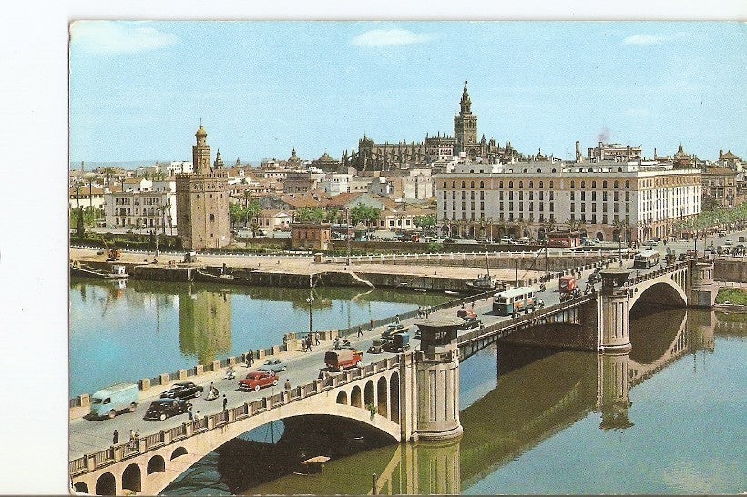 Postal 020784 : Puente de San Telmo - Sevilla