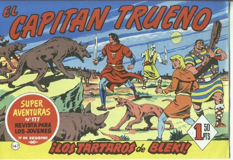 El Capitan Trueno facsimil numero 147: Los tartaros de Bleki
