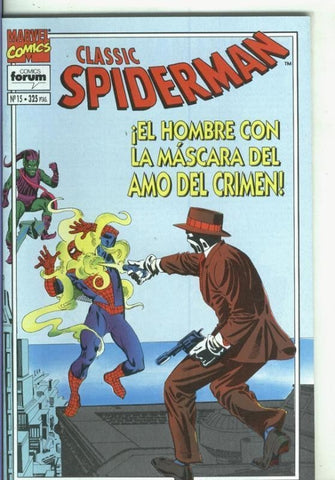 Spiderman Classic numero 15: El hombre con la mascara del amo del crimen