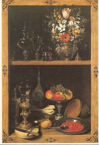 Postal 50790: GEORG FLEGEL - Still Life with Flowers
