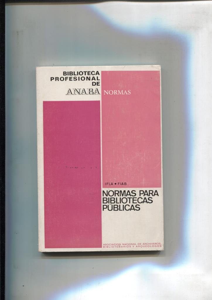 Normas para bibliotecas publicas