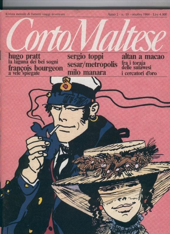 Corto Maltese anno 2 numero 10, octubre 1984