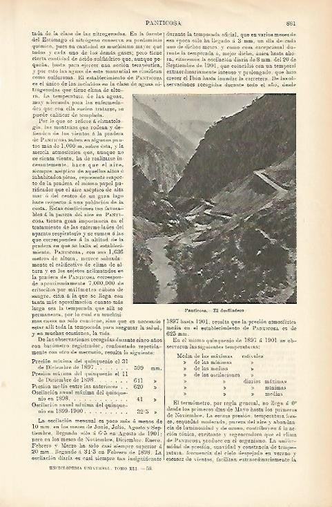 LAMINA ESPASA 1436: El desfiladero de Panticosa Huesca