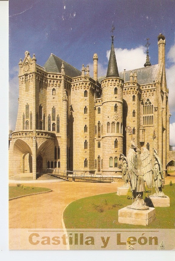 Postal 040472 : Palacio Episcopal. Astorga. Leon Gaudi 2002. año internacional del nacimiento de Antonio Gaudi