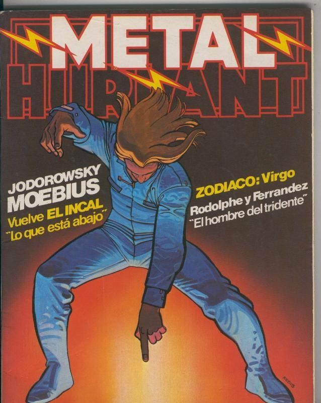 Metal Hurlant revista numero 18: Bingo Bongo (Benoit), El gran escalofrio (Masse)