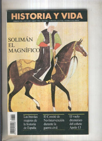 Historia y Vida revista numero 334: Soliman el Magnifico