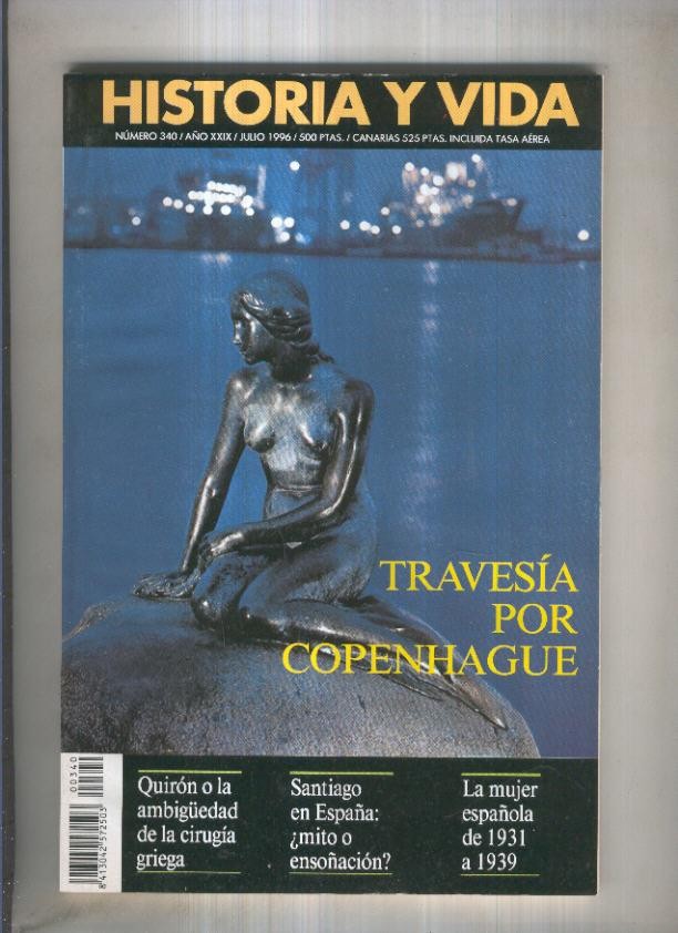 Historia y Vida revista numero 340: Travesia por Copenhague