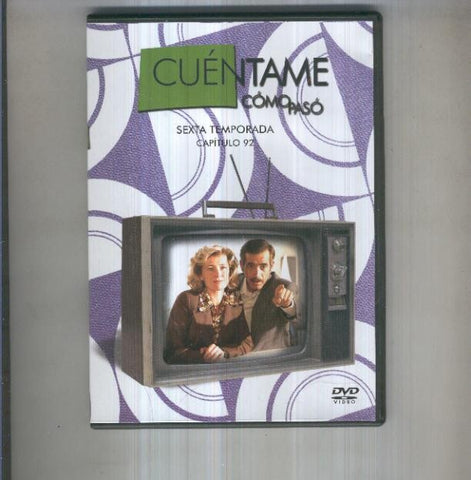 DVD: Cuentame como paso, numero 049, sexta temporada, capitulo 092