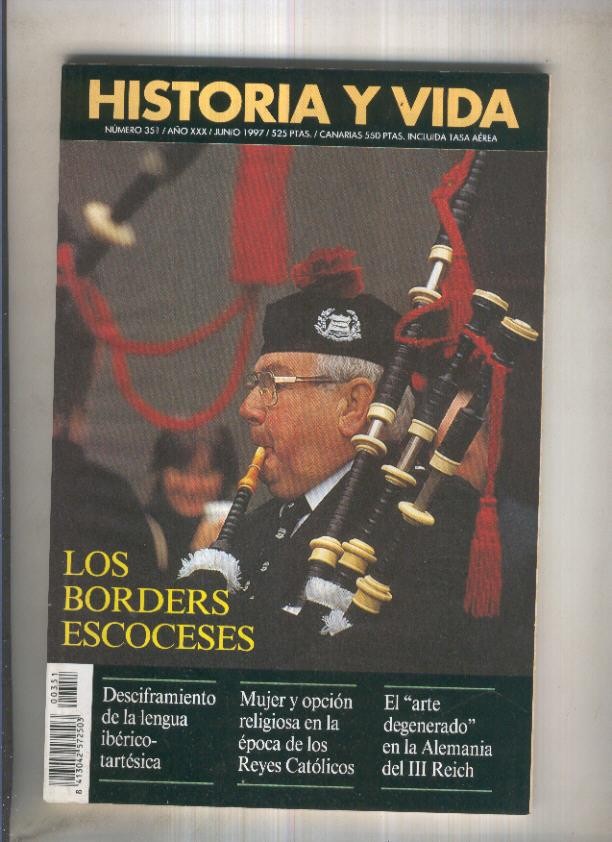 Historia y Vida revista numero 351: Los borders escoceses