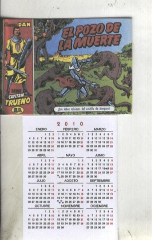 Calendario bolsillo 2010: El Capitan Trueno portada numero 011