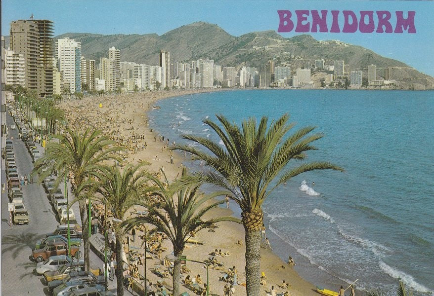 Postal 60359. Playa de Levante desde centro. Benidorm