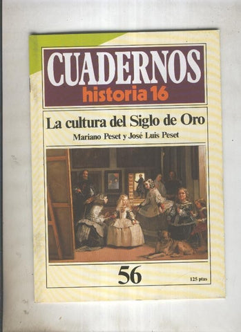 Cuadernos Historia 16 numero 056:La cultura el siglo de oro