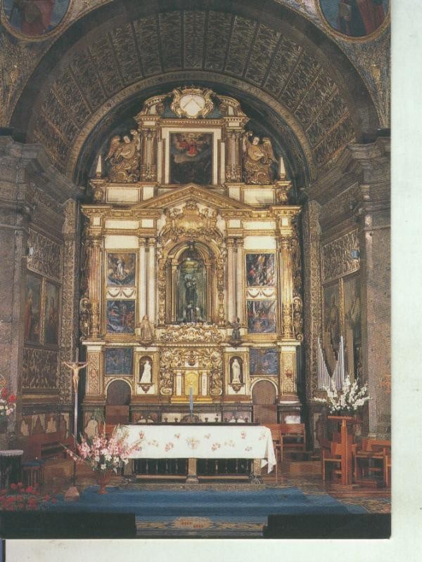 Postal 011435: Interior basilica santuari de Lluc en mallorca