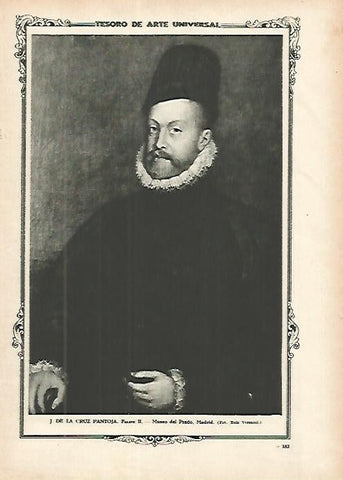 LAMINA 1343. J. DE LA CRUZ PANTOJA. Felipe II