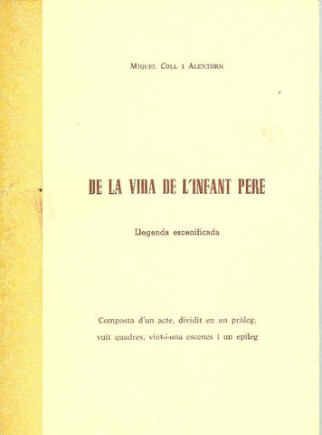 De la vida de l infant Pere