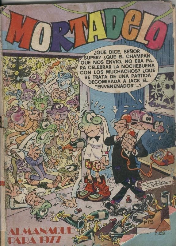 Mortadelo almanaque 1977