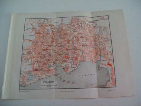 LAMINA ESPASA 1520: Plano de Palermo