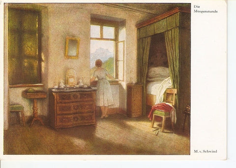 Postal 034073 : Die Morgenstude M.v. Schwind