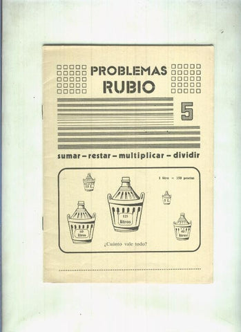 Problemas Rubio numero 5: sumar-restar-multiplicar-dividir