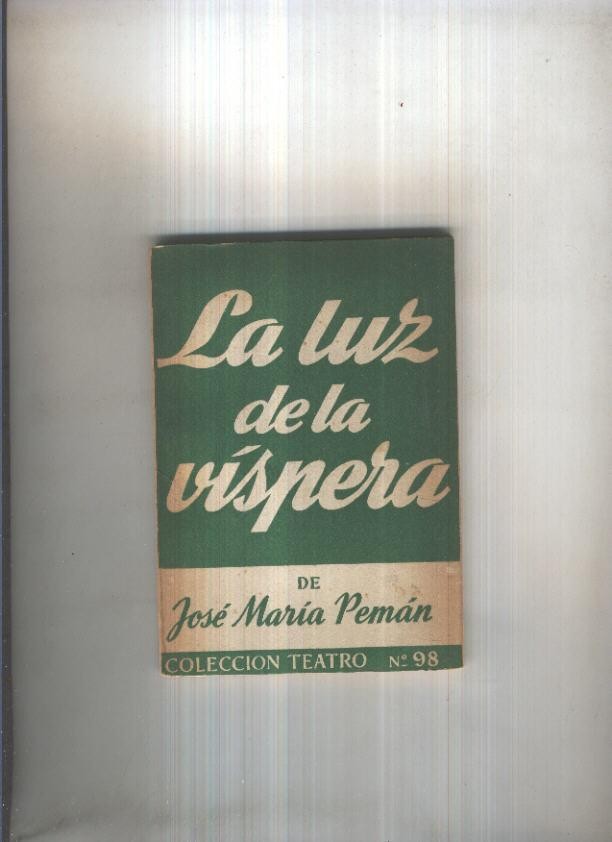 Teatro numero 098: La luz de la vispera