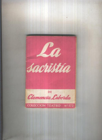 Teatro numero 172: La sacristia