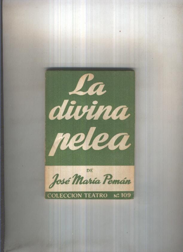 Teatro numero 109: La divina pelea