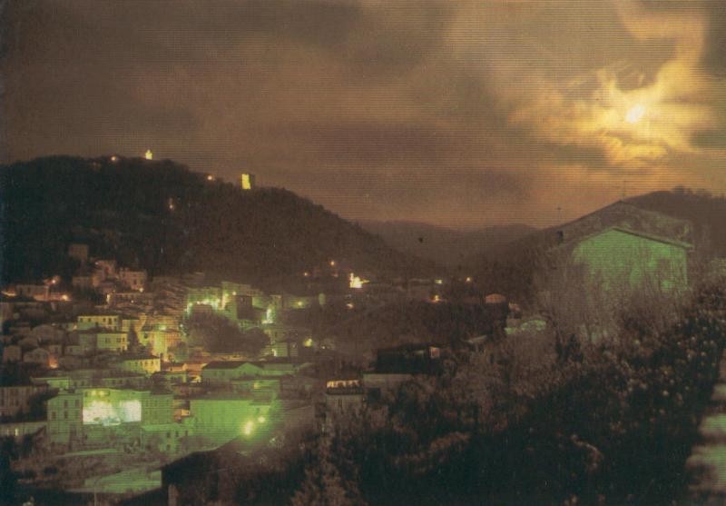Postal 015805: Arpino Notturna, Veduta