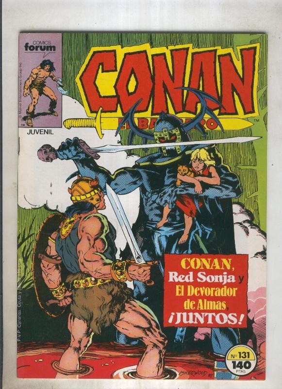 Conan el Barbaro primera edicion numero 131 (numerado 2 en trasera)