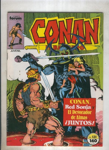 Conan el Barbaro primera edicion numero 131 (numerado 2 en trasera)