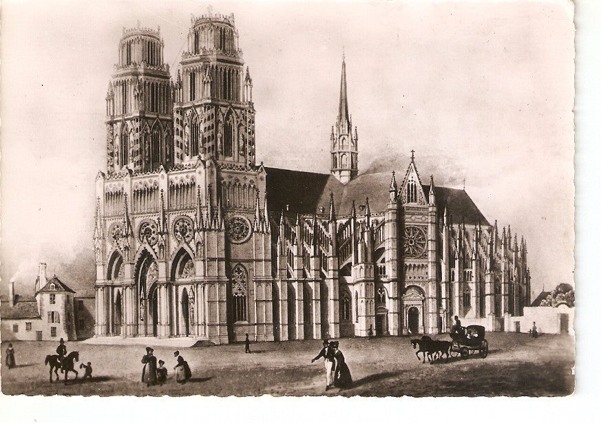Postal 035750 : Orleans (Loiret) - Cathedrale Ste. Croix
