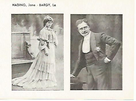 LAMINA 2754: Jane Hading y Le Bargy