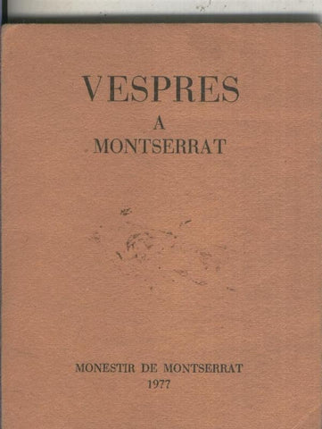 Vespres a Montserrat