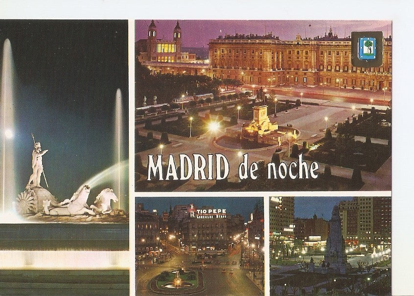 Postal 034918 : Madrid. Fuente de Neptuno 