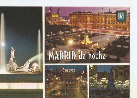 Postal 034918 : Madrid. Fuente de Neptuno 