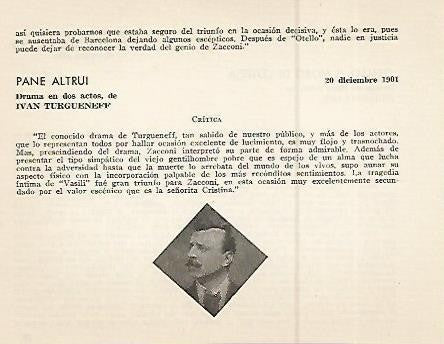 LAMINA 2607: Ermete Zacconi