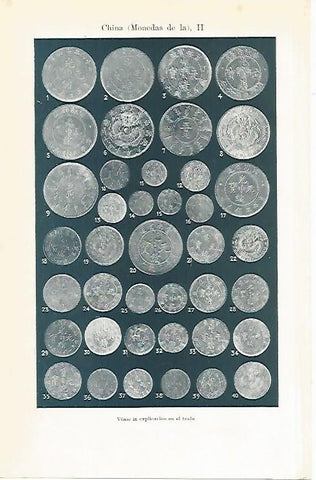 LAMINA ESPASA 1967: Monedas de China