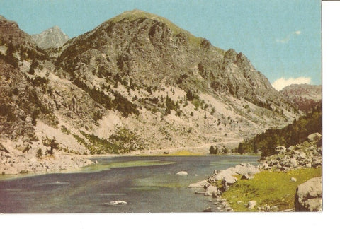 Postal 035476 : Pirineos Centrales. Lago de la Llebreta en la ribera de San Nicolau