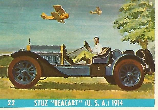 CROMO CHOCOLATES LAS COMAS - Auto al dia no 22 - Stuz Beacart 1914