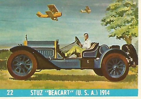 CROMO CHOCOLATES LAS COMAS - Auto al dia no 22 - Stuz Beacart 1914