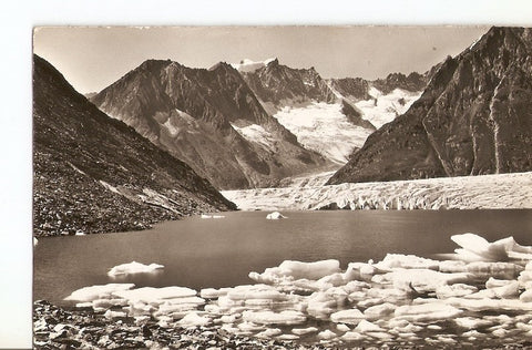 Postal 036226 : Marjelensee am Aletschgletscher. Geisshorn u. Olmenhorn