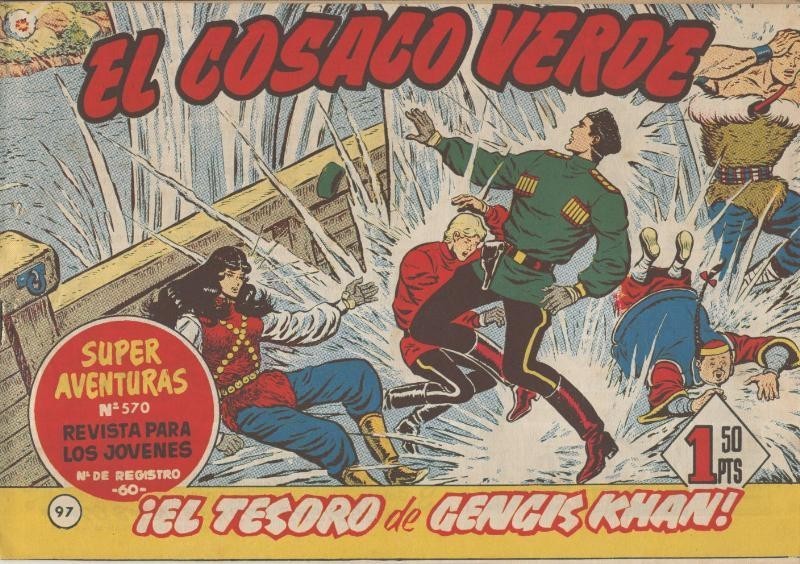 El Cosaco Verde original numero 097: El tesoro de Gengis Khan