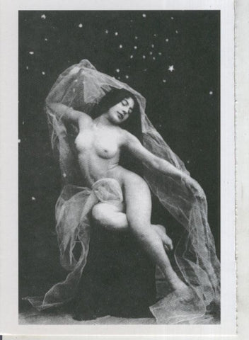 Postal 015707: Desnudos Elegantes año 1900, modelo 13