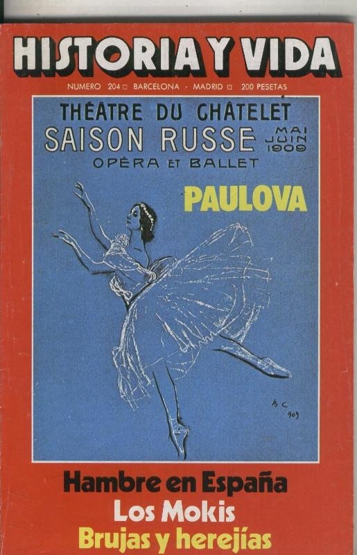 Historia y Vida numero 204: Paulova